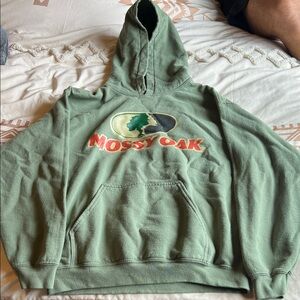 Mossy Oak Olive Womans Hoodie
